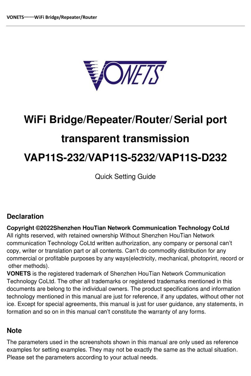 Vonets VAP11S-232 Quick setting guide