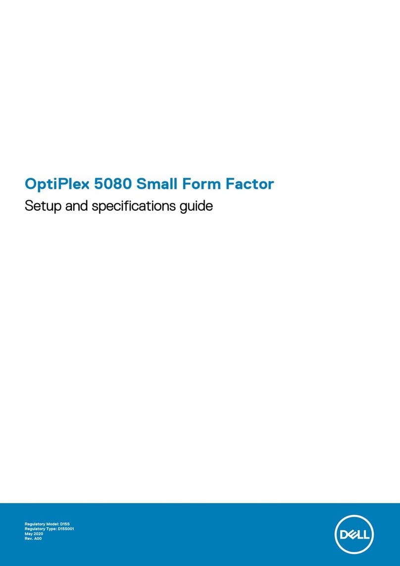 Dell OptiPlex 5080 Small Form Factor User guide