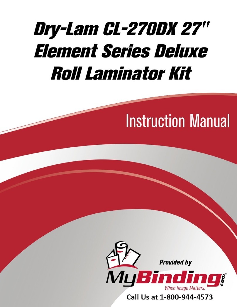Dry-Lam Element CL-270DX User manual Dry-Lam Element CL-270DX User manual