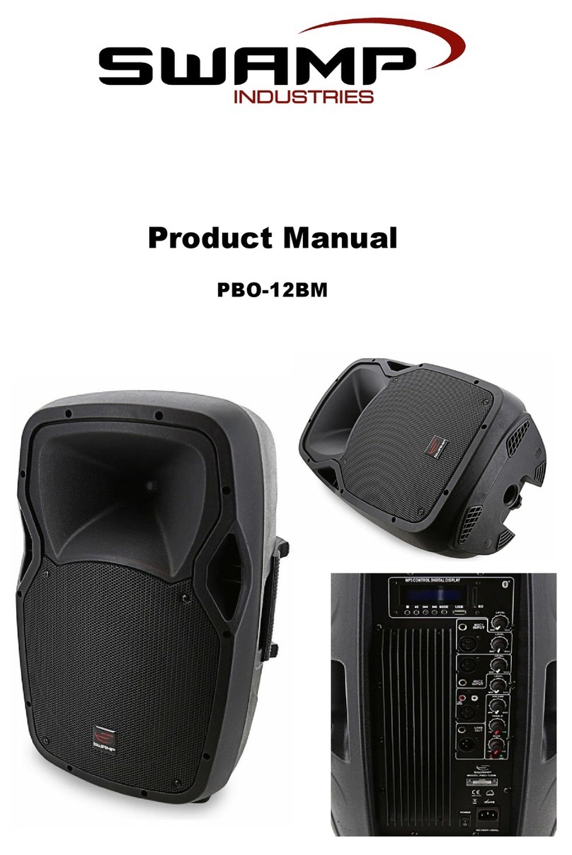 swamp PBO-12BM product manual