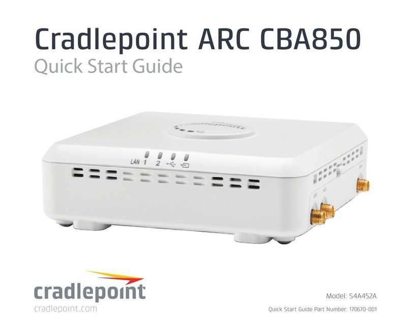 Cradlepoint ARC CBA850 User manual