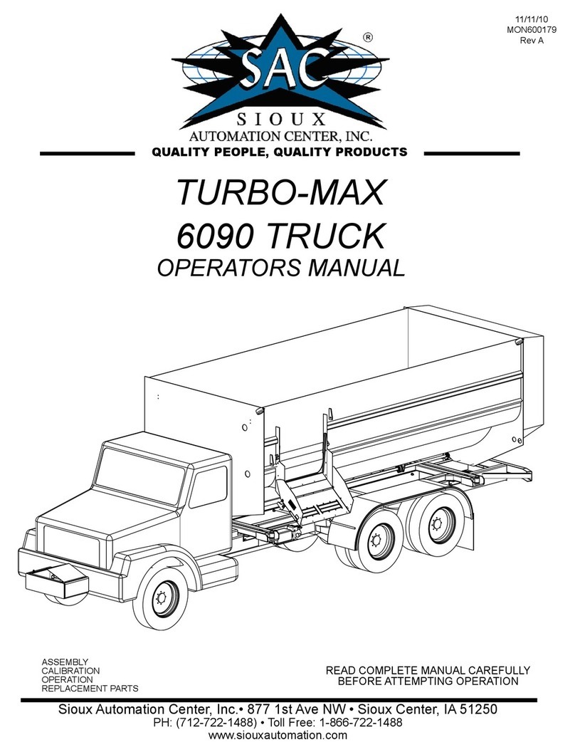 SAC TURBO-MAX 6090 User manual