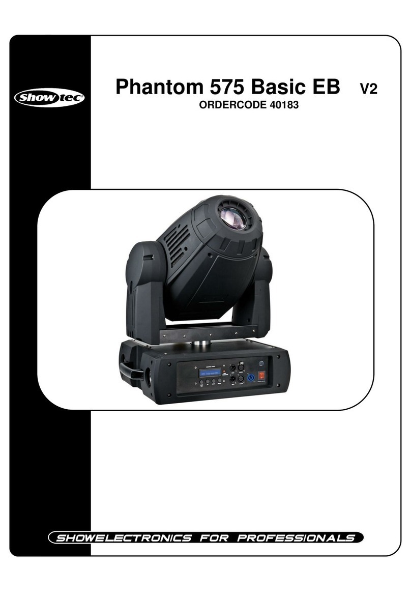 Show Tec Phantom 575 Basic EB V2 User manual