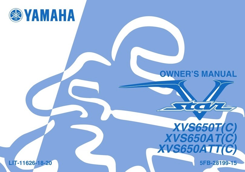 Yamaha Vstar XVS650T 2004 User manual
