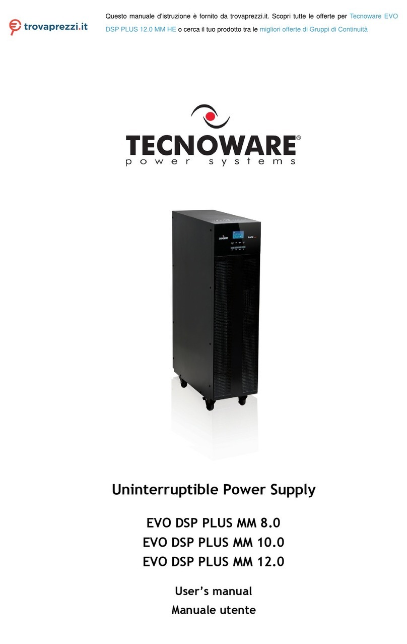 Tecnoware EVO DSP PLUS MM 8.0 user manual