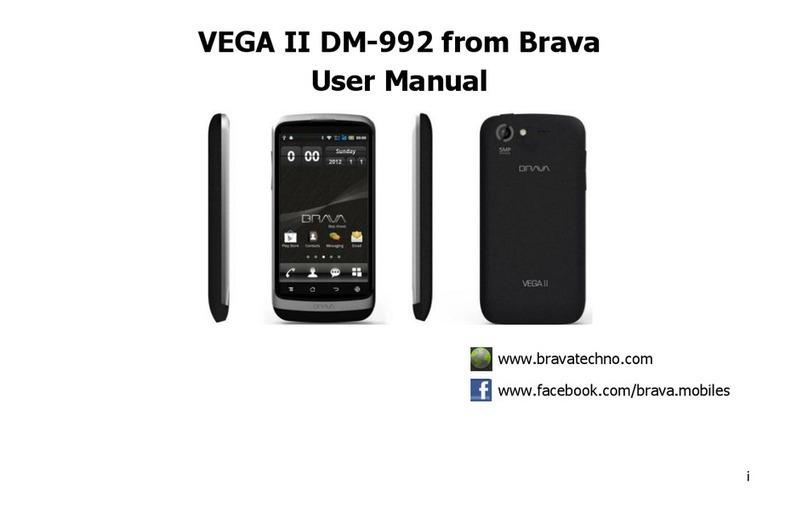 Brava VEGA II DM-992 User manual Brava VEGA II DM-992 User manual