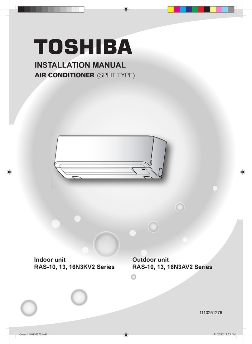 Toshiba RAS-16N3KV2 Series User manual Toshiba RAS-16N3KV2 Series User manual