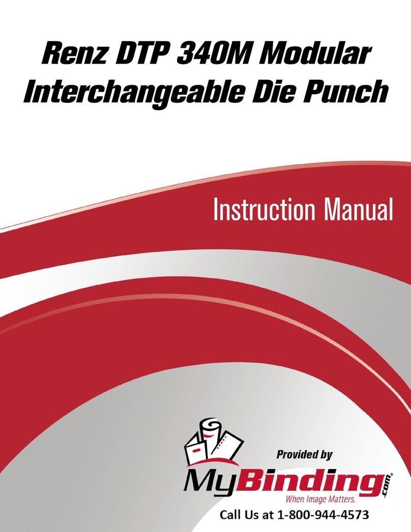 Renz DTP DTP 340 M instruction manual