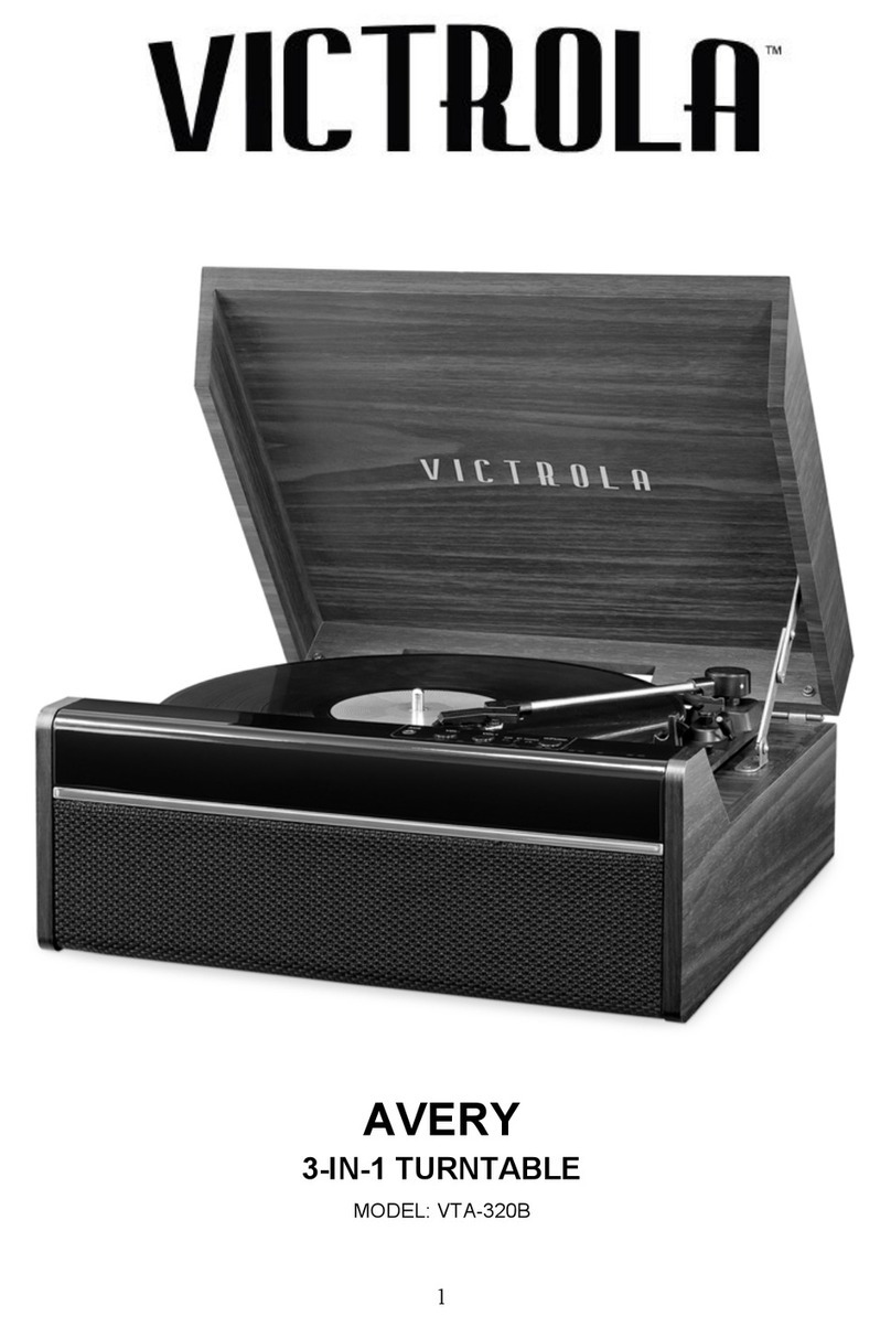Victrola AVERY VTA-320B quick start guide