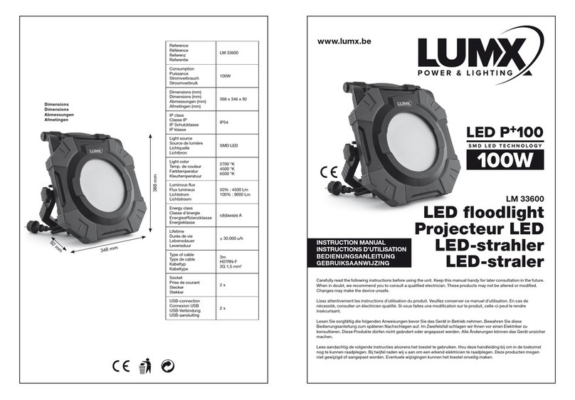 LumX LM 33600 User manual