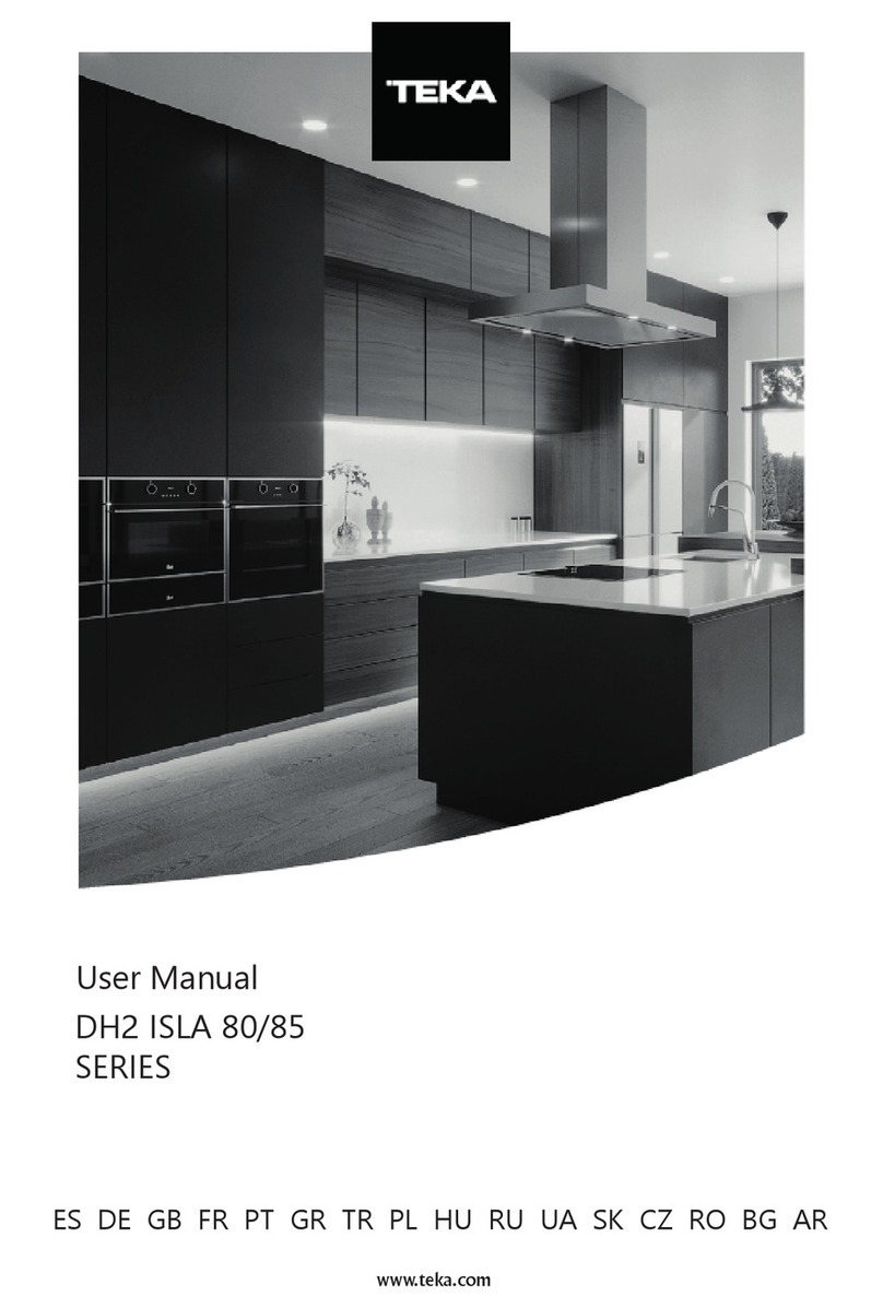 Teka DH2 ISLA 85 Series user manual