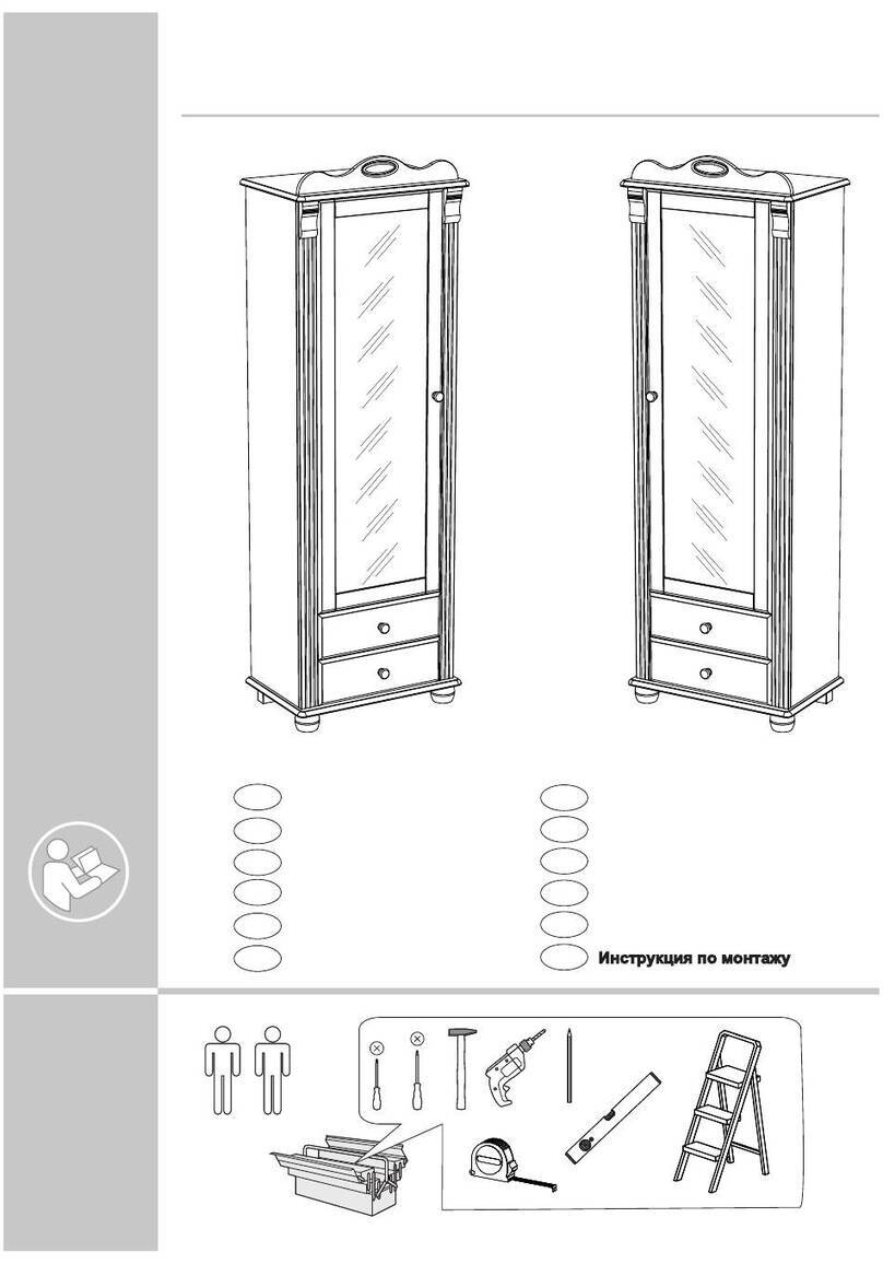 Home affaire Adele 22455155 Assembly instructions