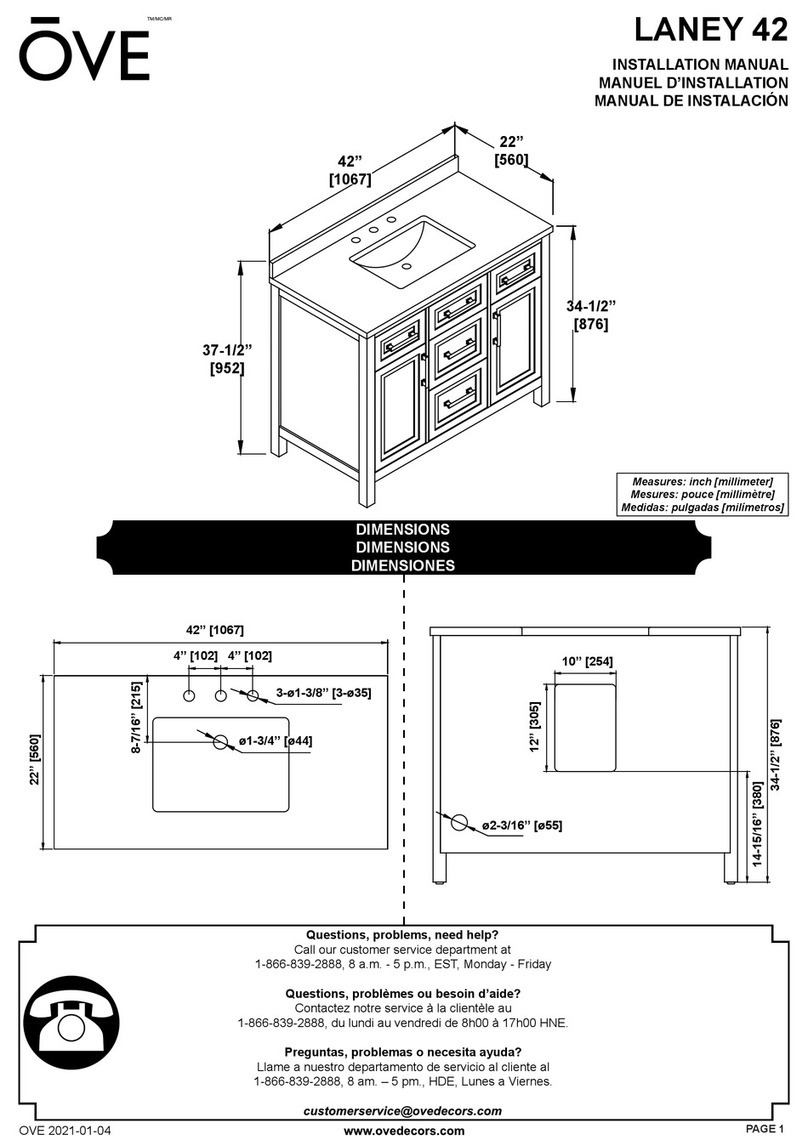 OVE LANEY 42 installation manual