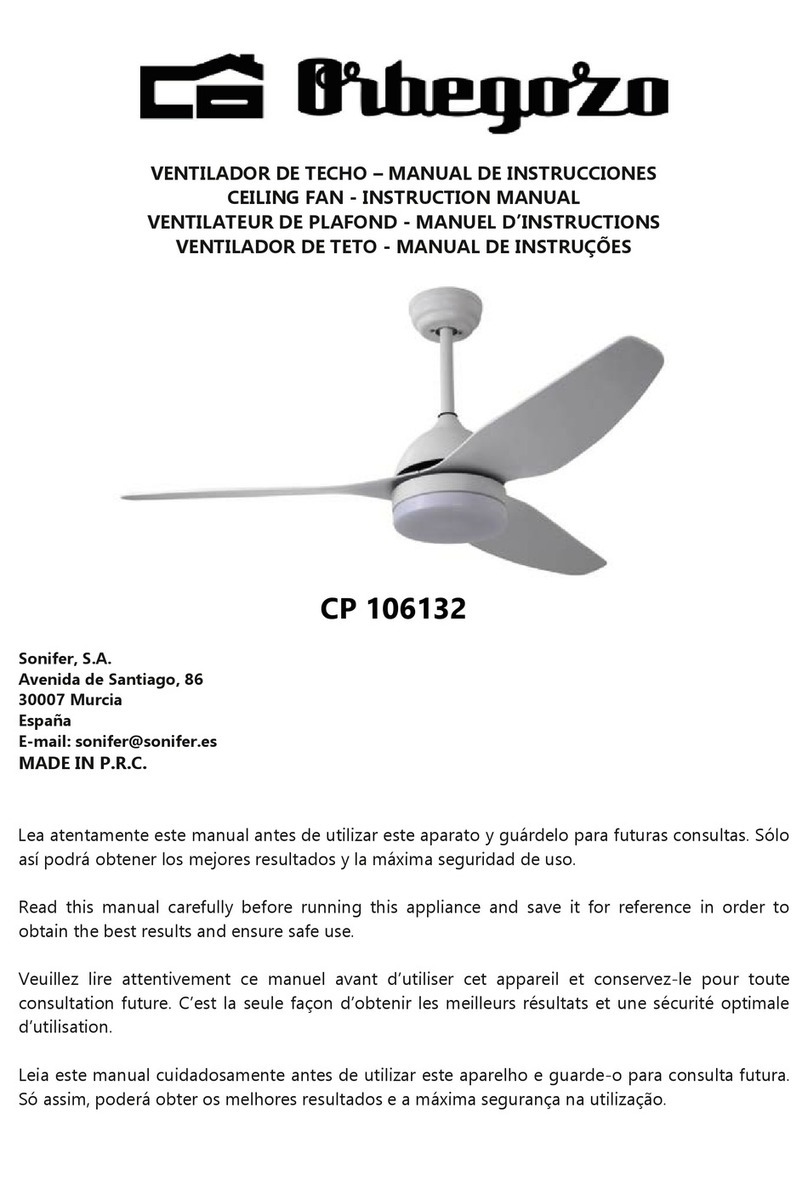 Orbegozo CP 106132 User manual Orbegozo CP 106132 User manual