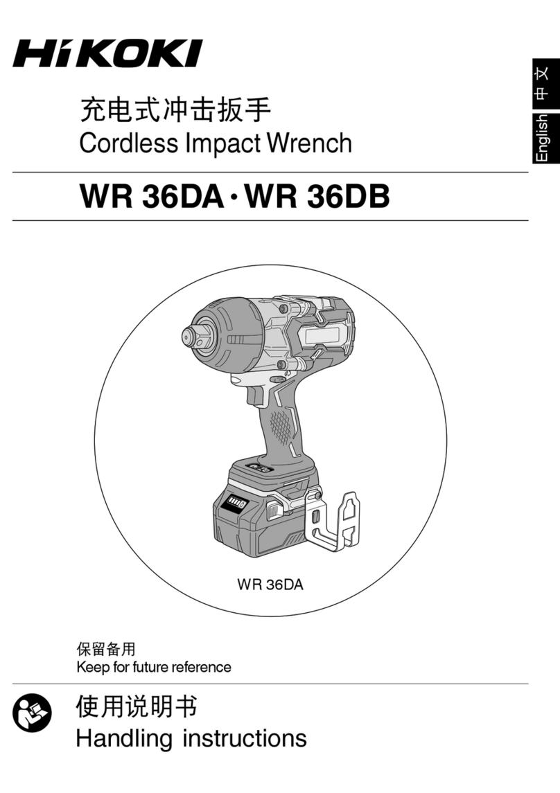 HIKOKI WR 36DA Handling instructions