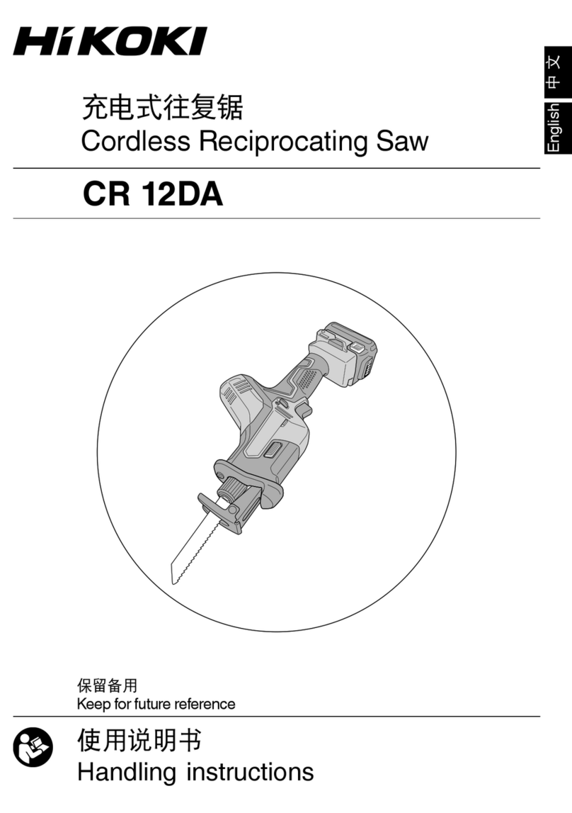 HIKOKI CR 12DA Handling instructions