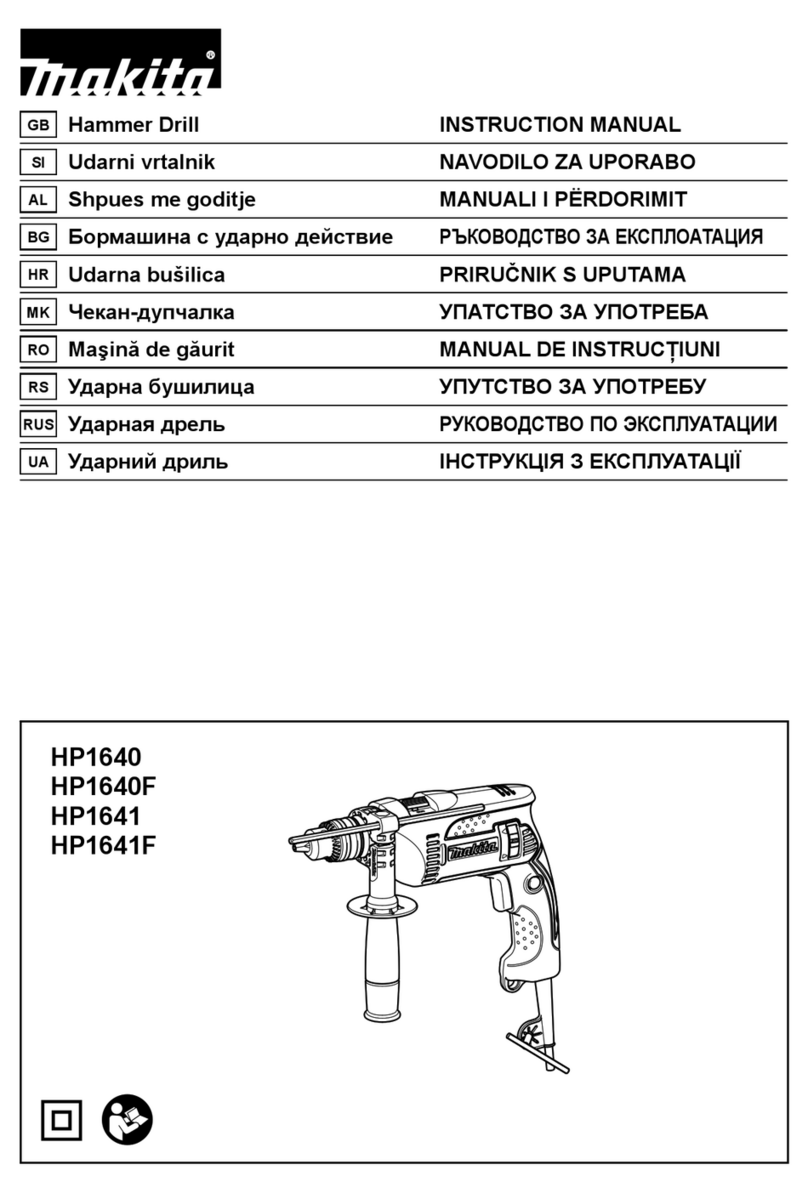 Makita HP1640 instruction manual