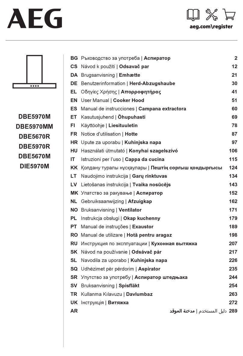 AEG DBE5970MM user manual