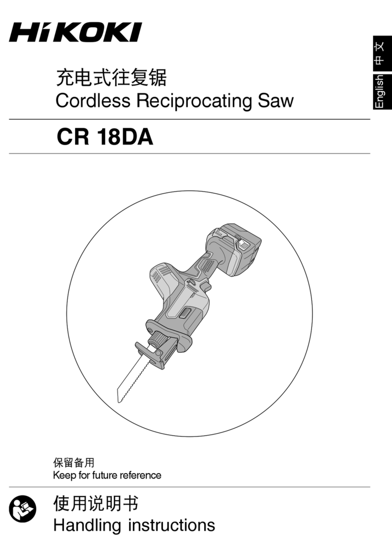 HIKOKI CR 18DA User manual HIKOKI CR 18DA User manual