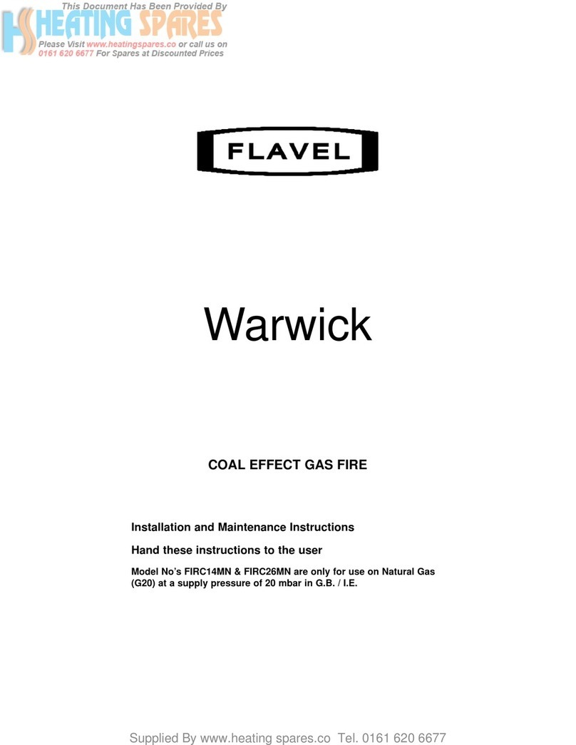 Flavel Warwick FIRC14MN User manual Flavel Warwick FIRC14MN User manual