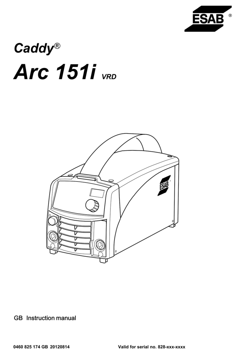 ESAB Caddy Arc 151i VRD instruction manual