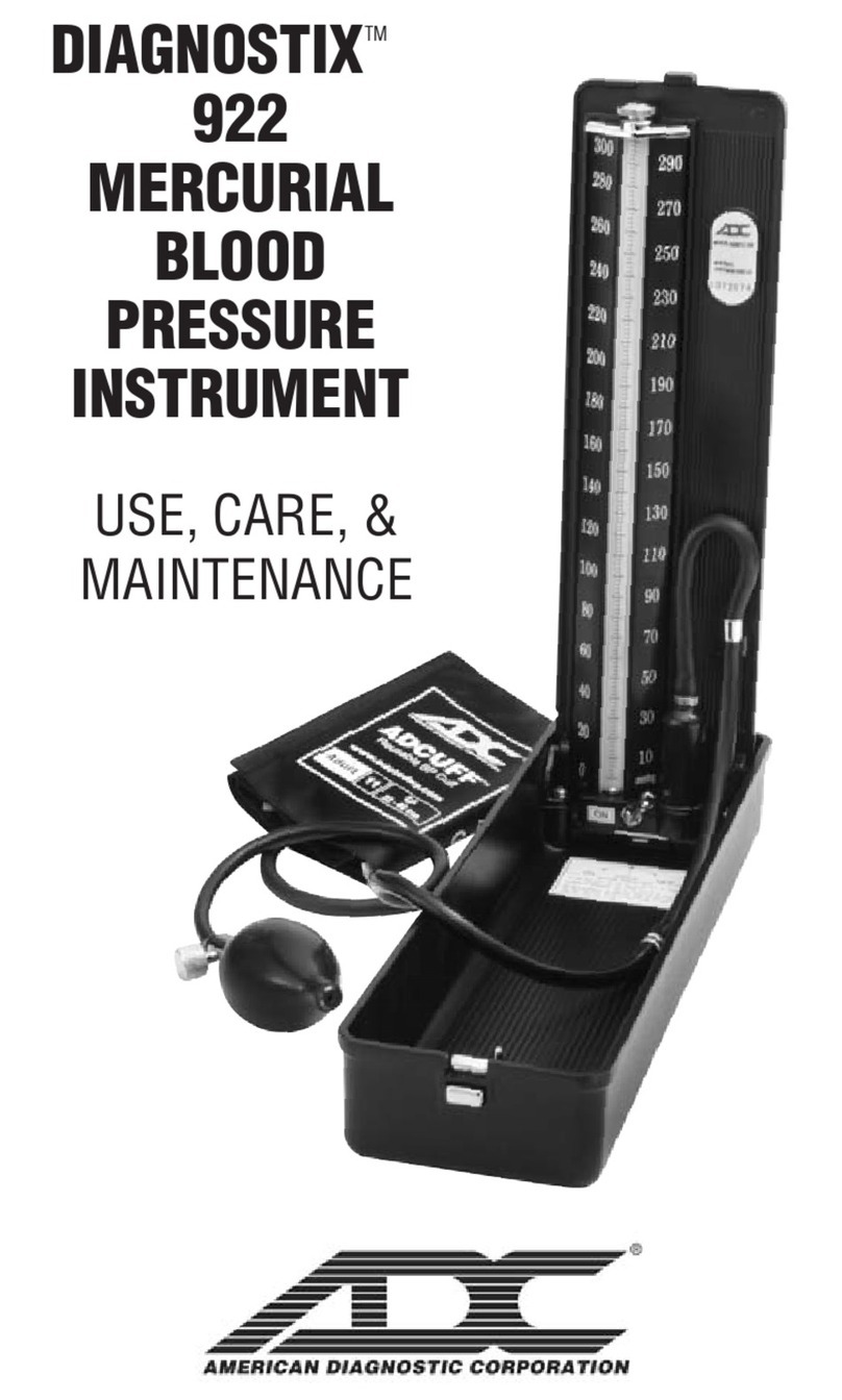 ADC GNOSTIX 922 Use, care & maintenance
