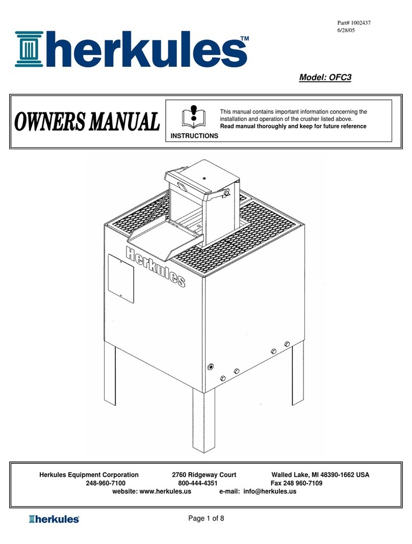 HERKULES OFC3 owner's manual HERKULES OFC3 owner's manual