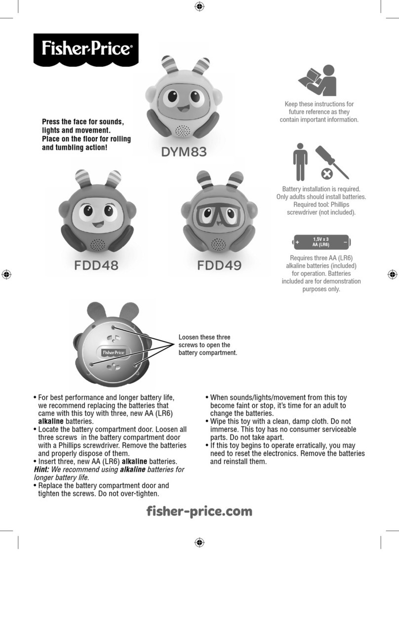 Fisher-Price DYM83 quick start guide