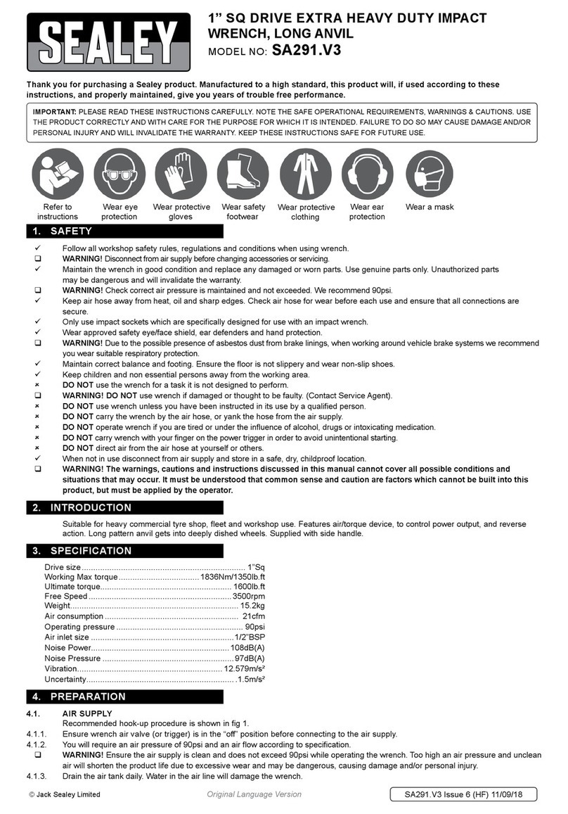 Sealey SA291.V3 User manual