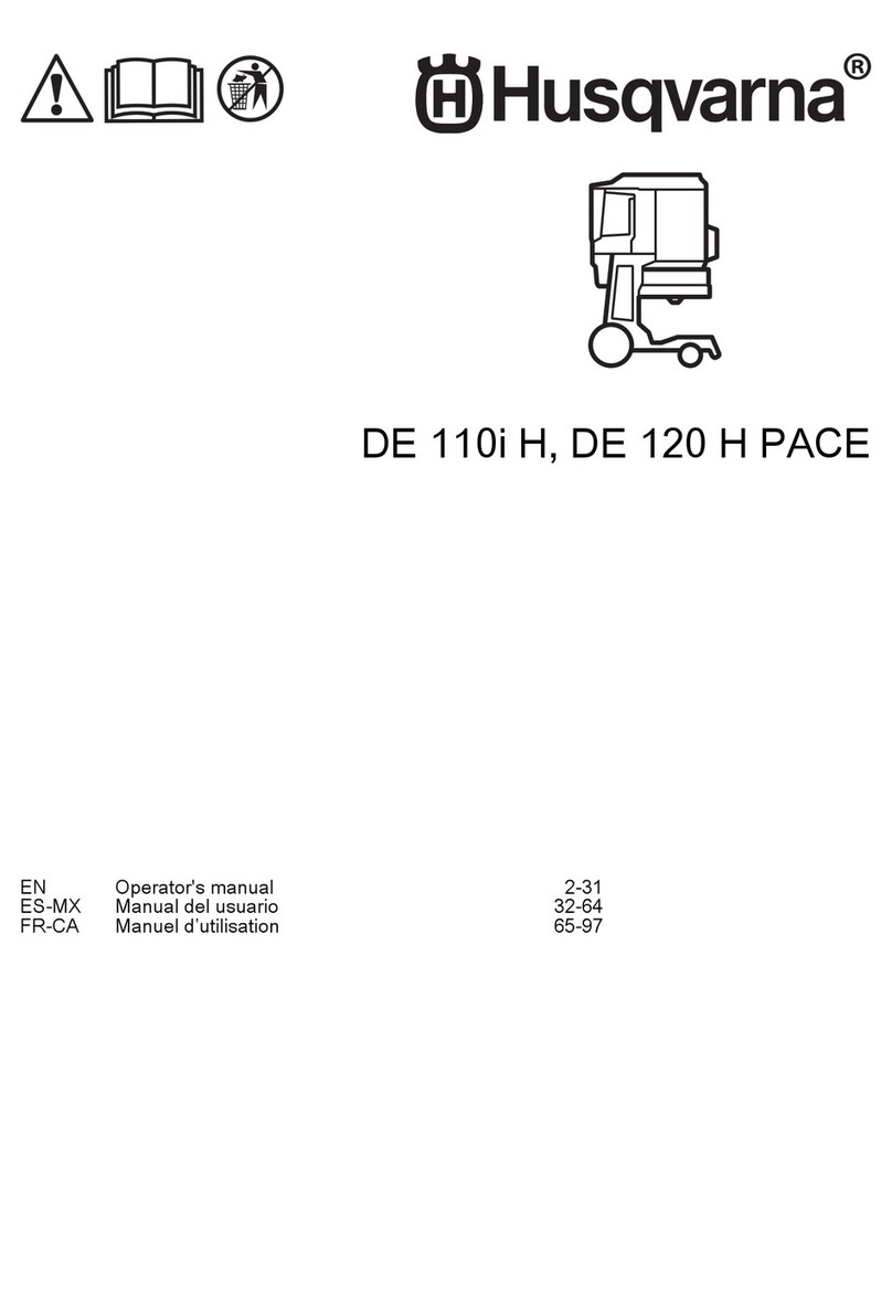 Husqvarna DE 110i H Operator's manual