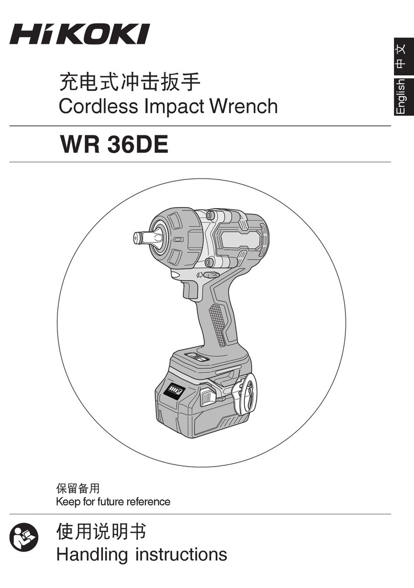 HIKOKI WR36DE User manual HIKOKI WR36DE User manual