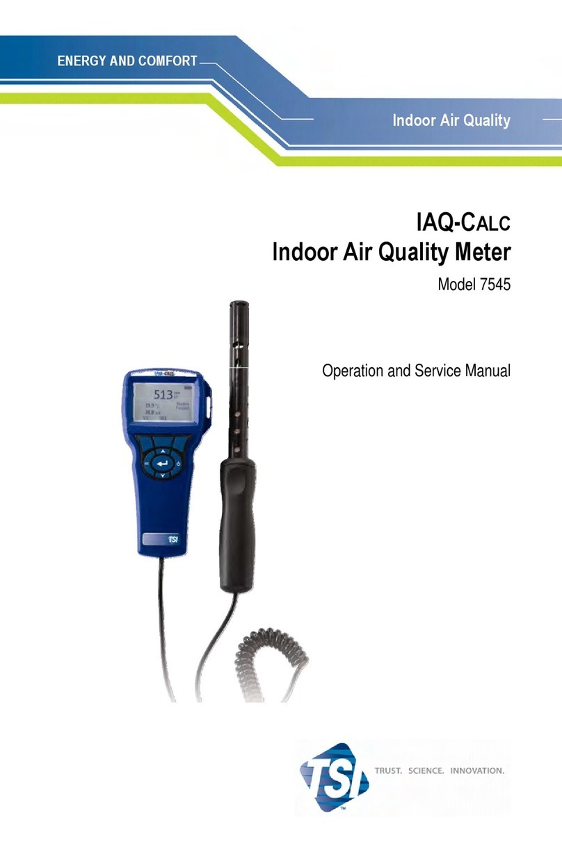 TSI Instruments IAQ-CALC 7545 Operation manual