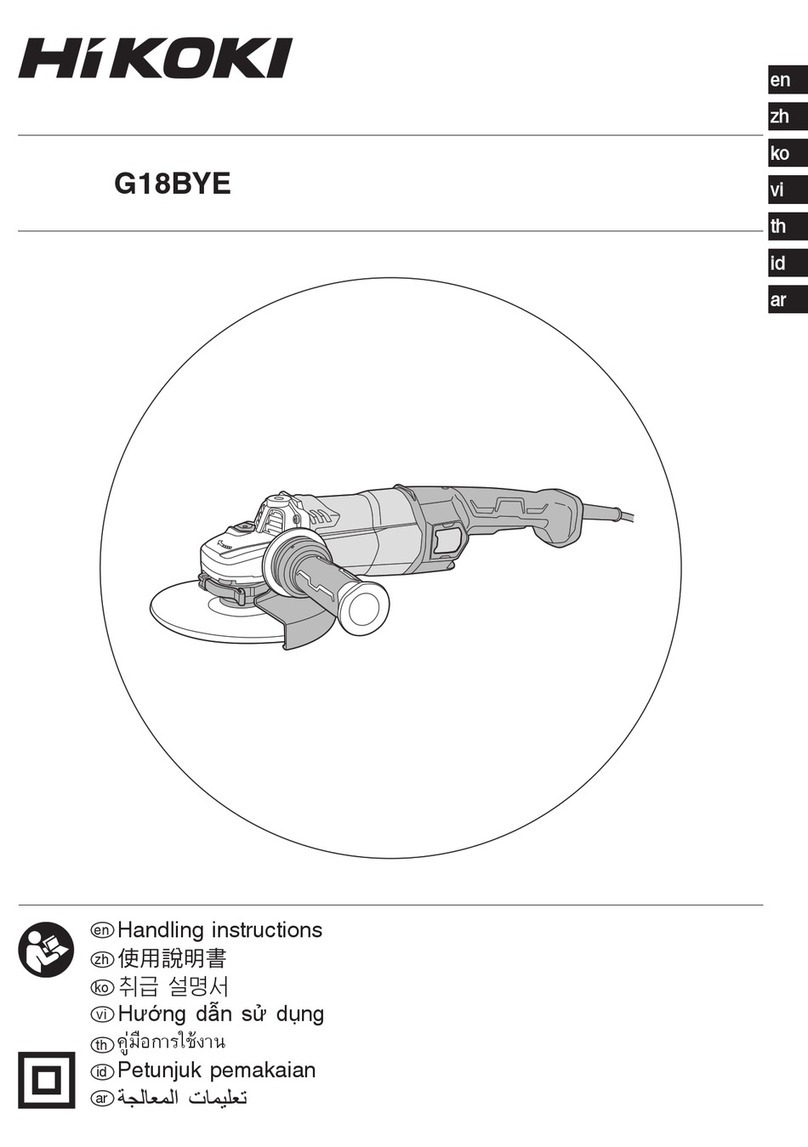 HIKOKI G 18BYE User manual