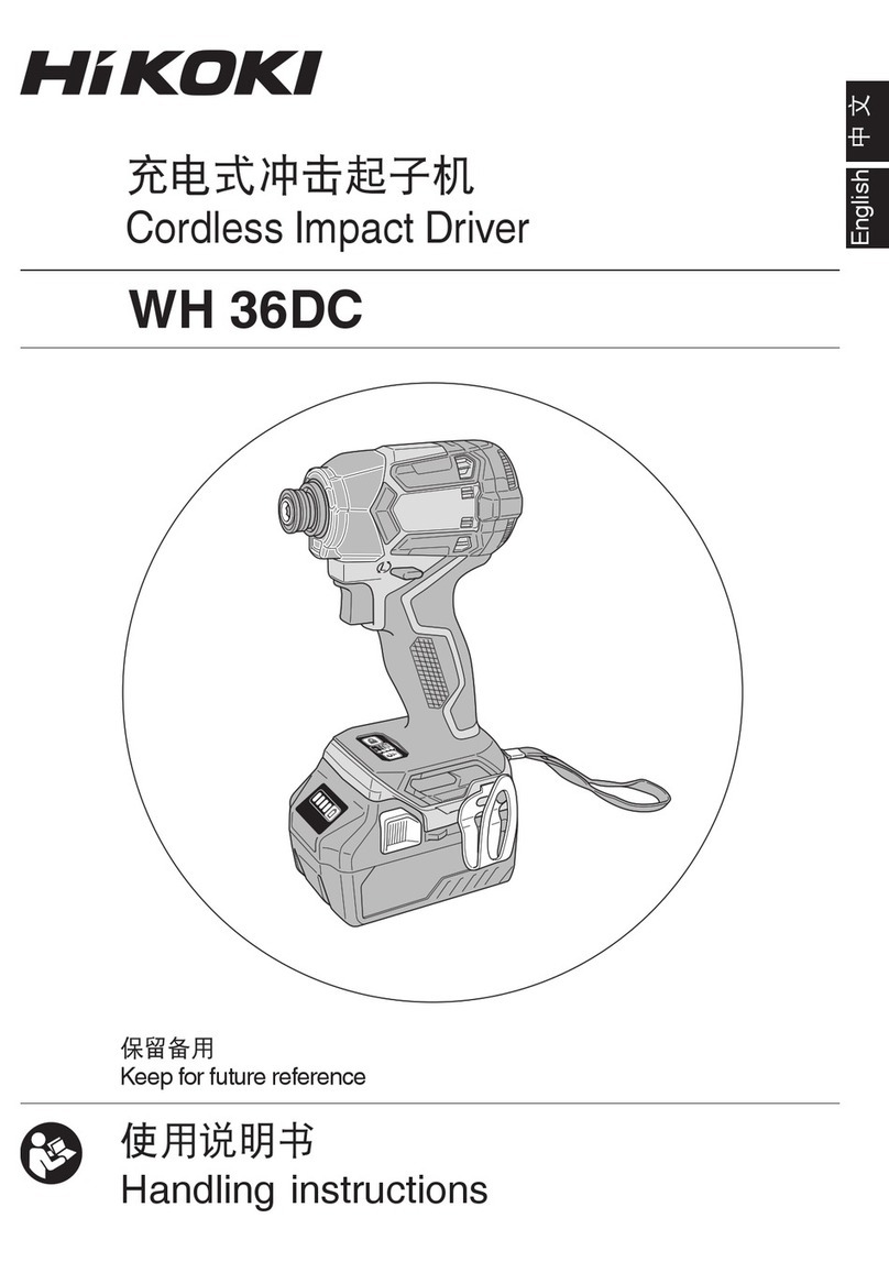 HIKOKI WH36DC User manual