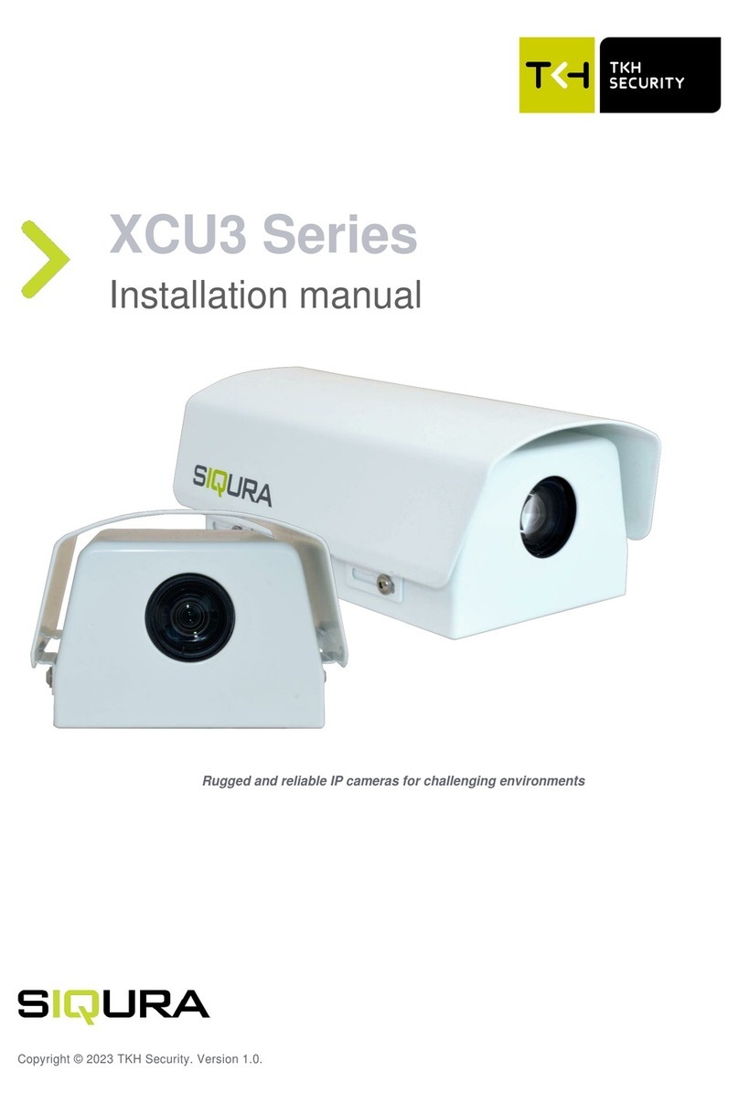 TKH security SIQURA XCU3 Series User manual