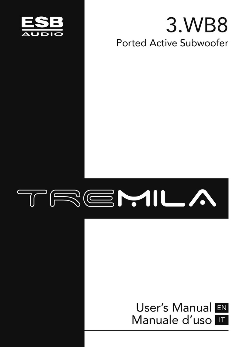 ESB AUDIO TREMILA 3.WB8 user manual