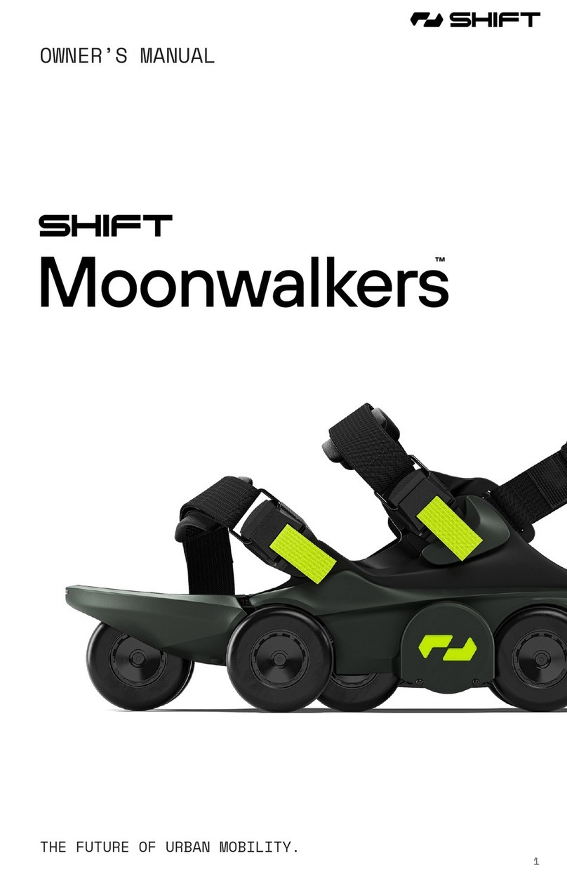 Shift Moonwalkers owner's manual