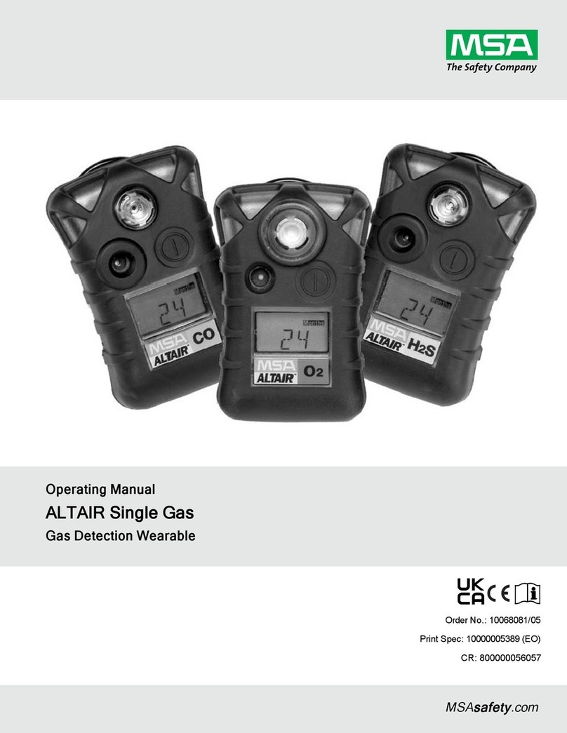 MSA Altair operating manual