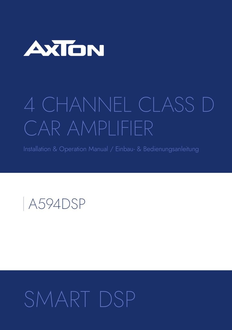 AXTON A594DSP User manual