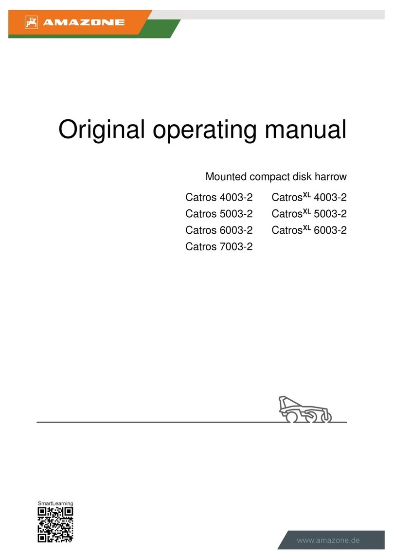 Amazone Catros 4003-2 Installation instructions