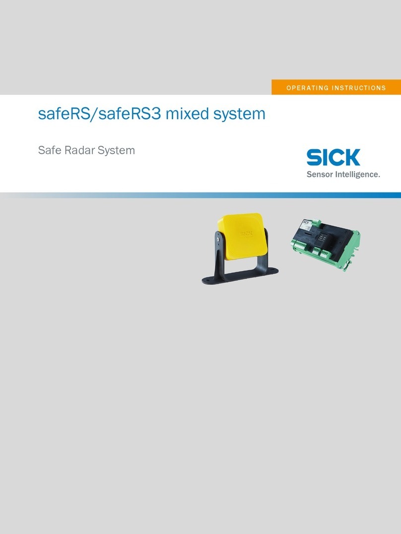 SICK safeRS operating instructions