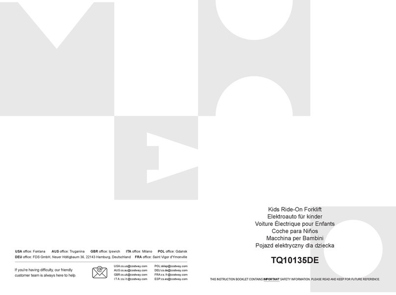 Costway TQ10135DE manual