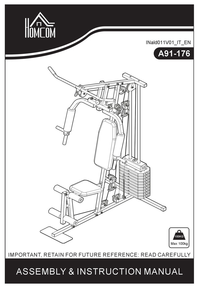 HOMCOM A91-176 Installation guide HOMCOM A91-176 Installation guide