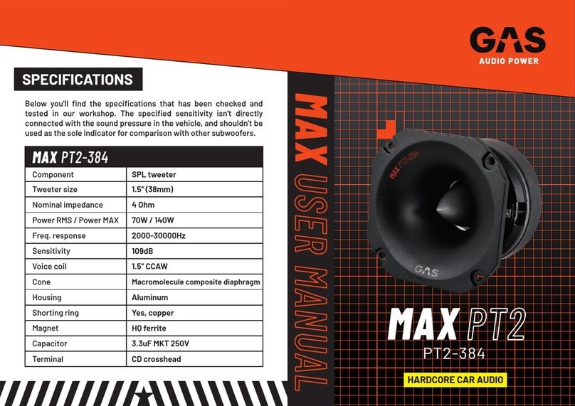 GAS MAX PT2 user manual