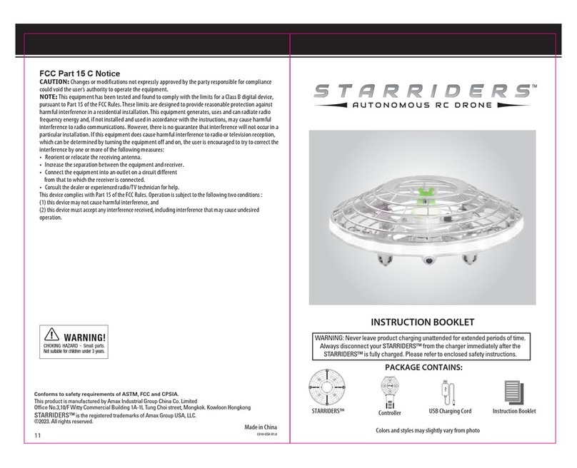 Amax STARRIDERS Instruction booklet