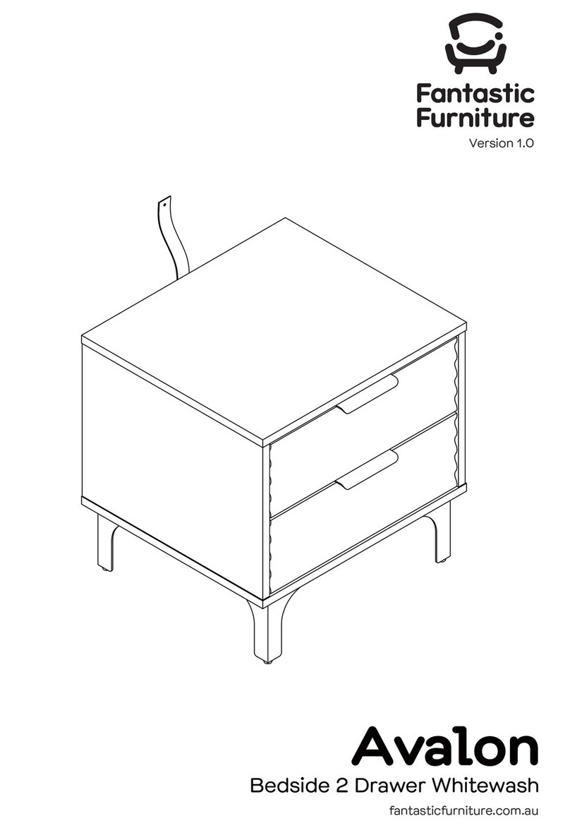 fantastic furniture Avalon Assembly instructions