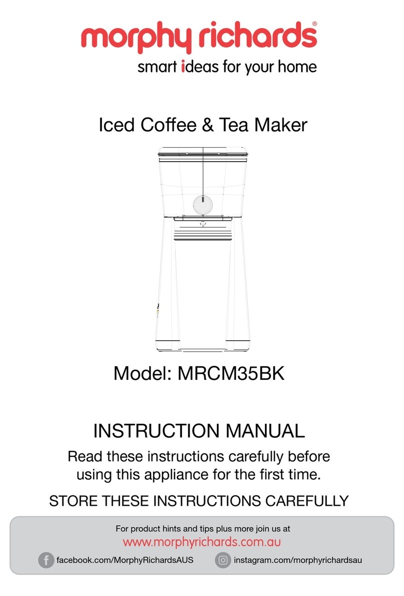 Morphy Richards MRCM35BK User manual