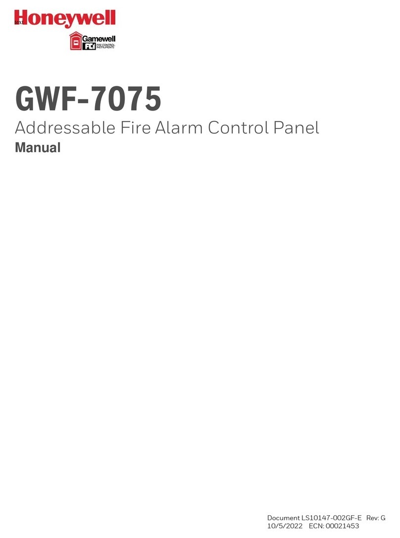 Gamewell Honeywell GWF-7075 manual
