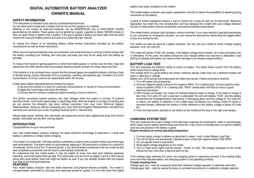Standard BT-12 owner's manual