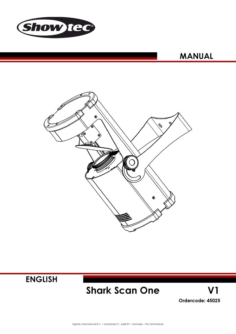 Show Tec Shark Scan One User manual